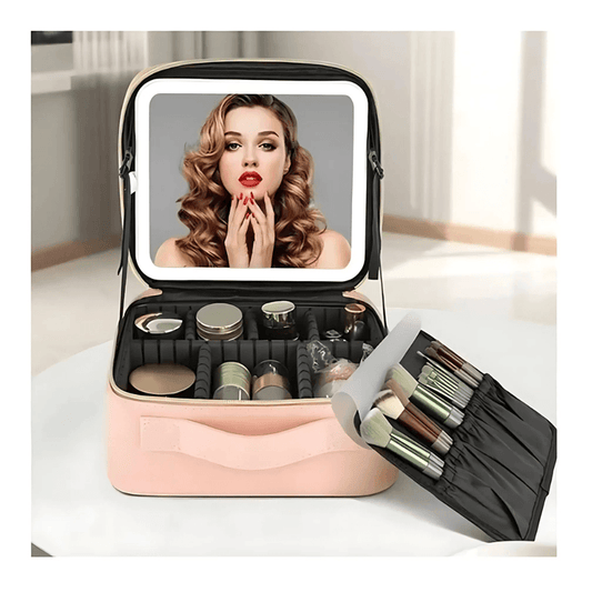 Cosmetiquera Con Espejo Led