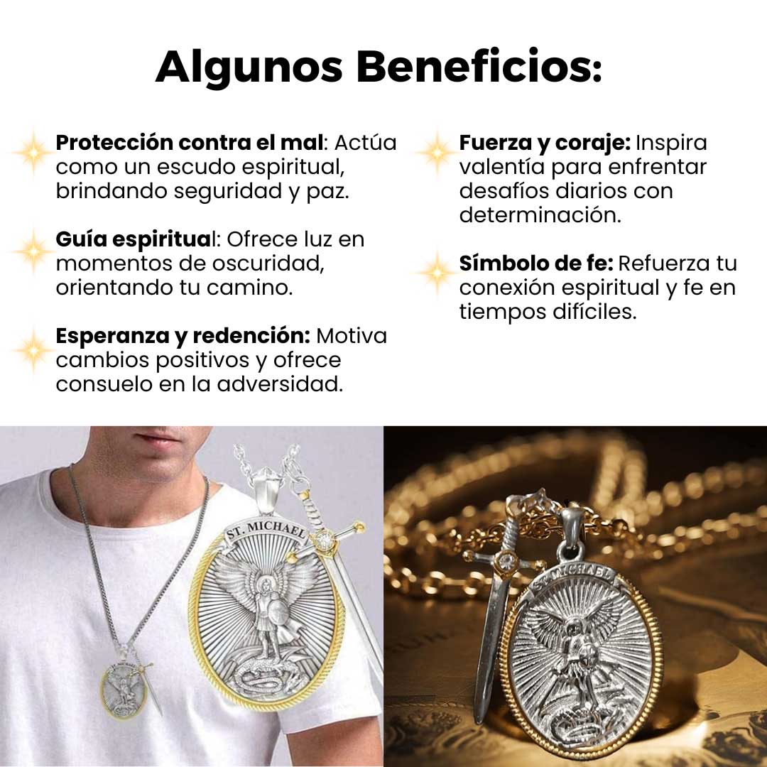 Medalla San Miguel Arcangel +Caja de regalo 🎁