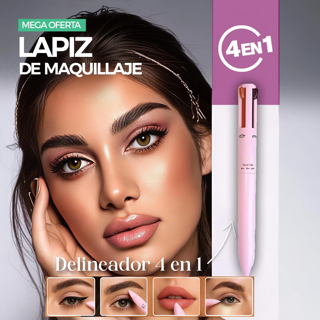 Lápiz de Maquillaje 4 en 1