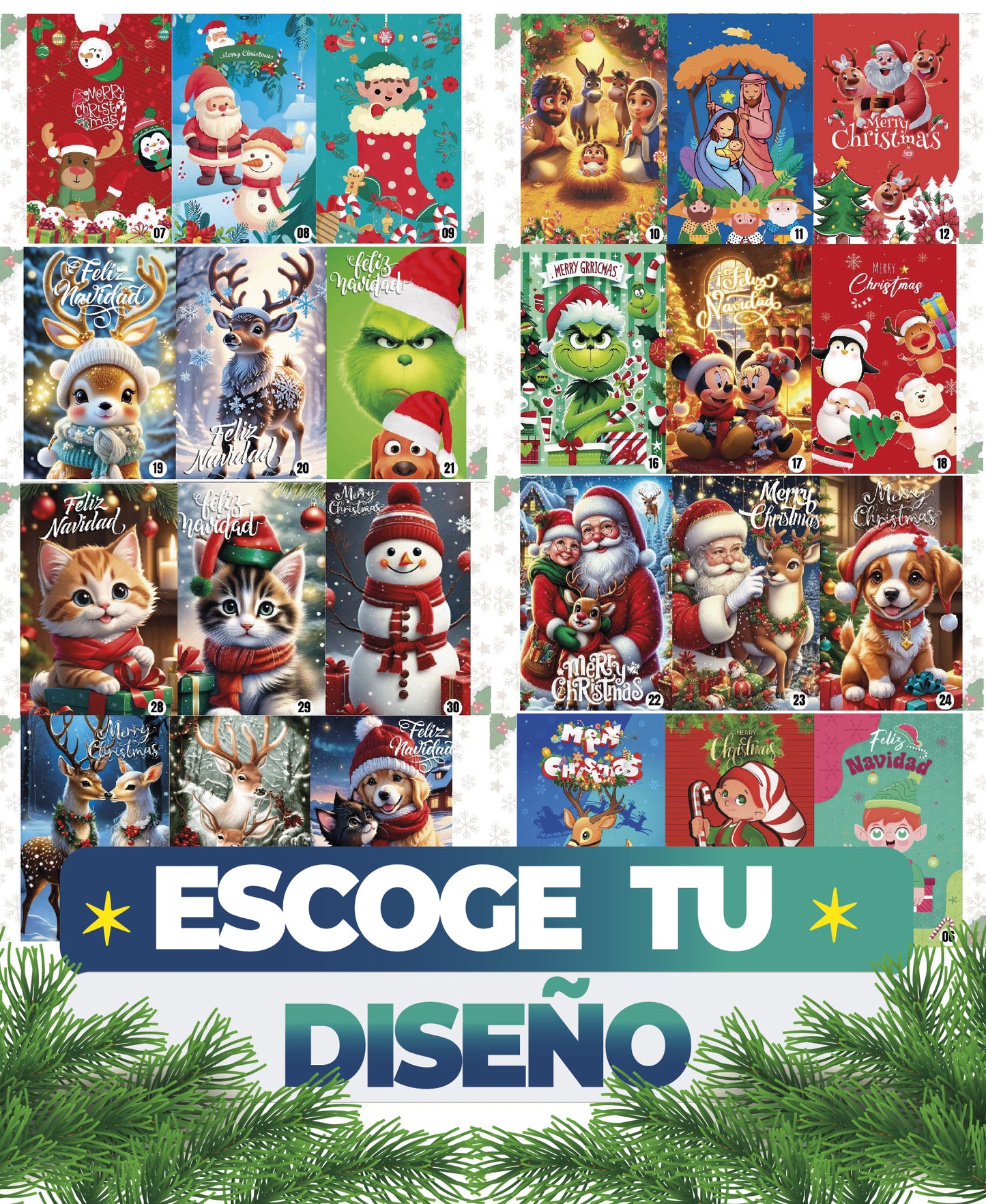 🎅 Fundas/ Forros Puertas Navideñas🎄