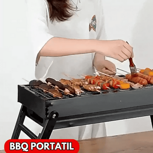 "🍖✨Asador Portátil 2.0: ¡Llévalo a Donde Quieras! 🔥👌"