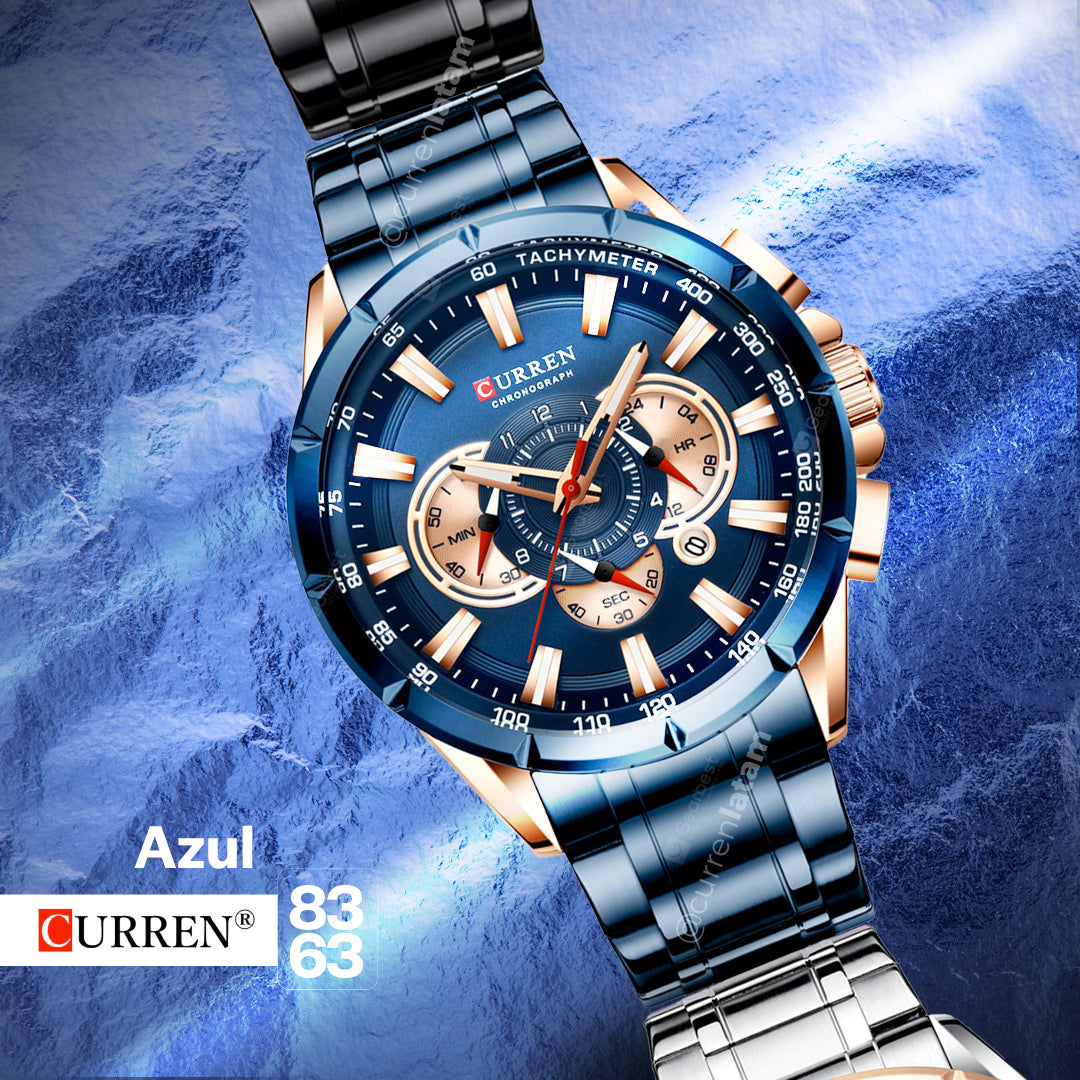 RELOJ CURREN  ELEGANTE Y CASUAL 8363