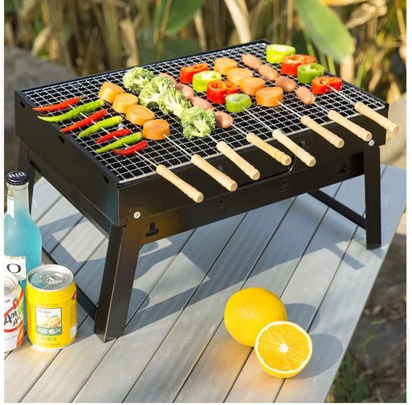 "🍖✨Asador Portátil: ¡Llévalo a Donde Quieras! 🔥👌"