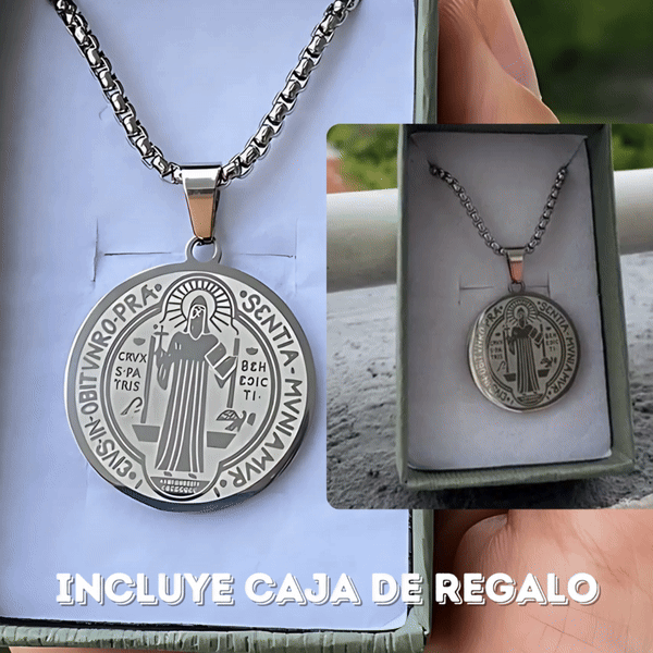 ✨ "Collar Protector de San Benito: Bendición y Defensa Espiritual" ✨