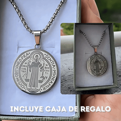 ✨ "Collar Protector de San Benito: Bendición y Defensa Espiritual" ✨