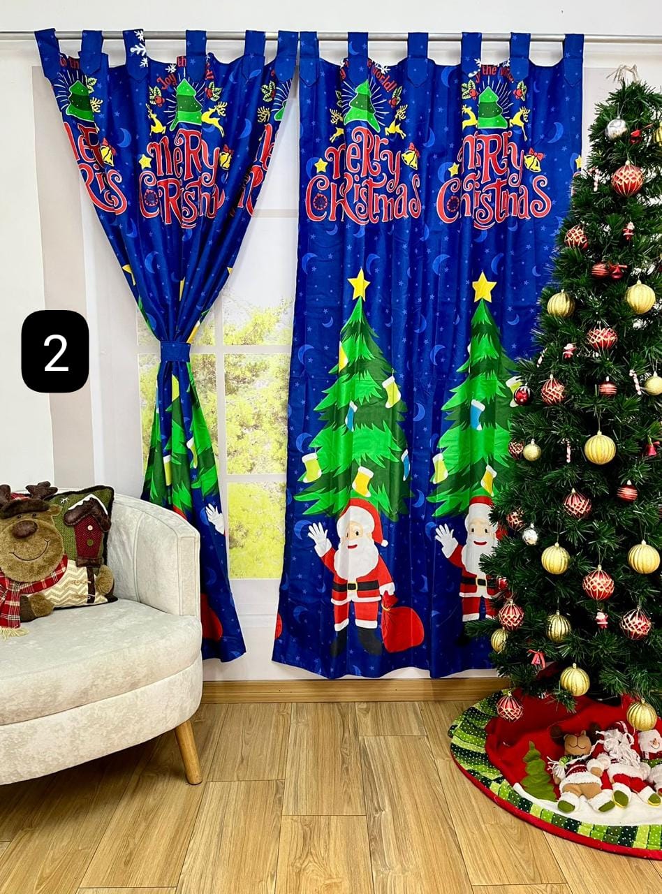 Cortinas Doble navideñas