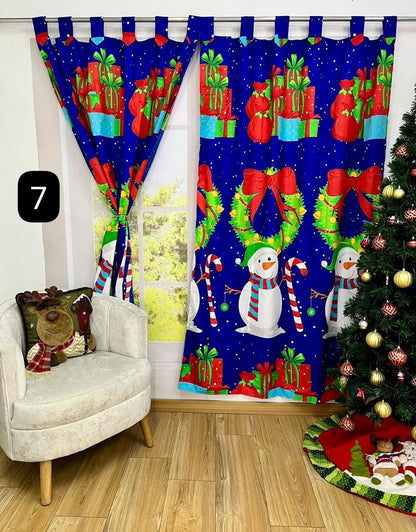 Cortinas Doble navideñas