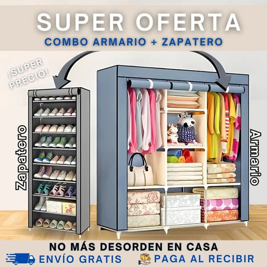SUPER COMBO: Armario + Zapatero