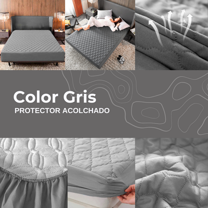 🔥 Pack Ultra Protección 🔥 Protector Antifluido + 2 Fundas de Regalo 🛏️💦✨ ¡Duerme seguro y cómodo! 😴💖