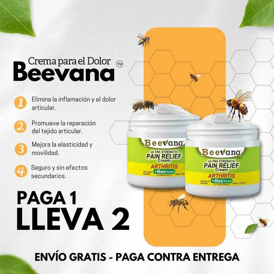 2 Cremas para el dolor Beevana 60 grs