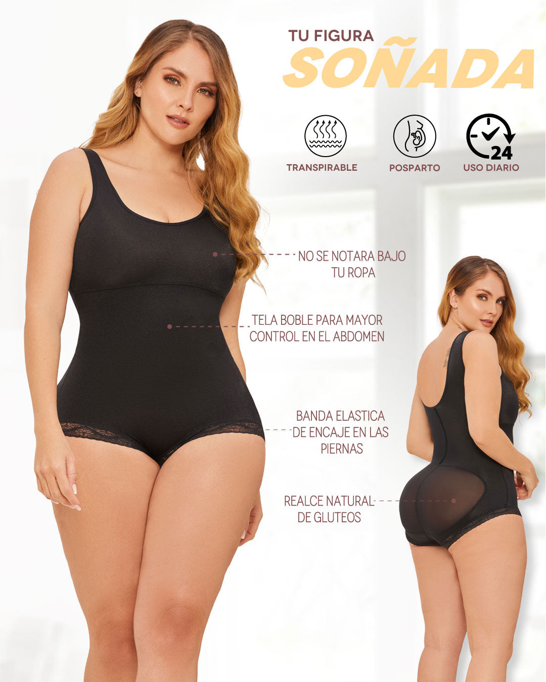 ✨ BODY MOLDEADOR MÁGICO 🌟💃 ¡REALZA TU FIGURA! ✨