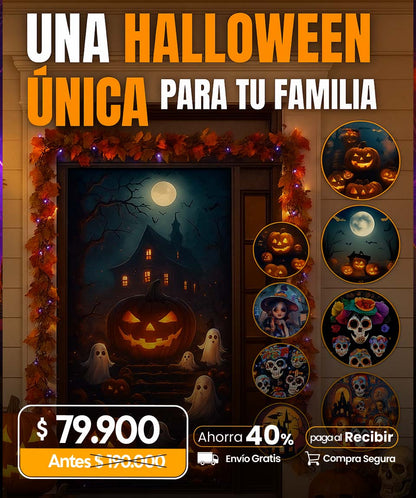 Funda de Halloween para puerta 🎃