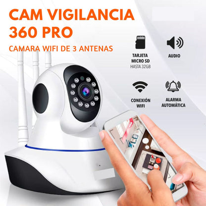 ✨💂🏻‍♀️ Cámara 360 Security Pro 📷 + ¡Memoria de 32GB de regalo! 🎁