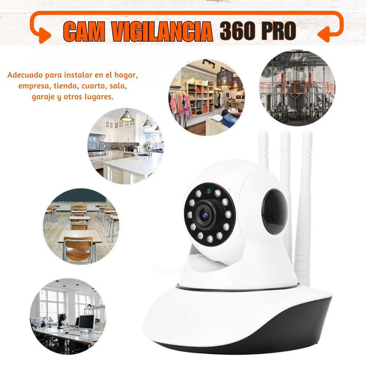 ✨ 2X1 Camara Segurity 360 Pro📷💂🏻‍♀️