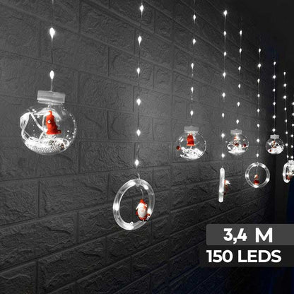 🎄✨Bolas y Aros Mágicos Luces Navideñas✨🎅