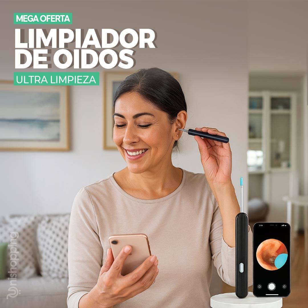 Limpiador de oídos con cámara HD