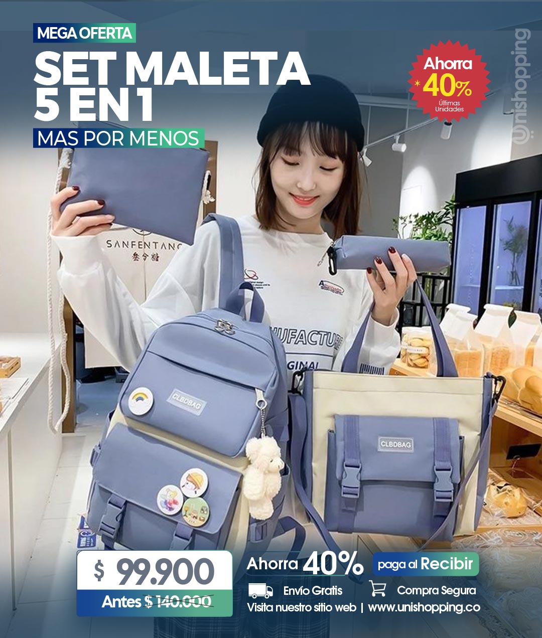 Maleta Set 5 en 1