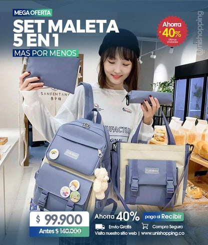 Maleta Set 5 en 1