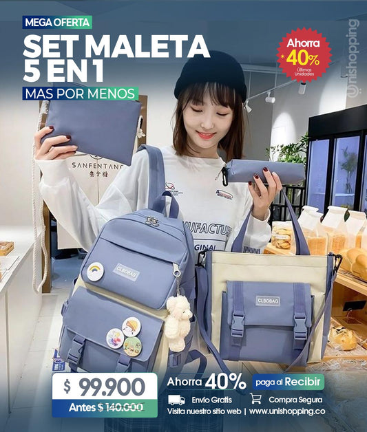 Maleta Set 5 en 1