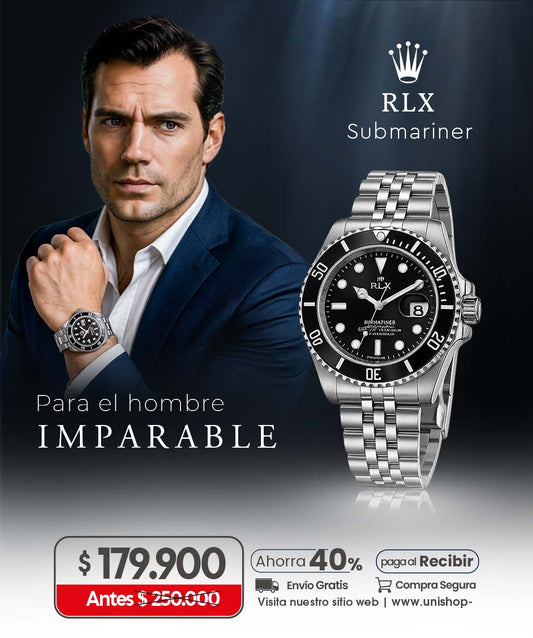 Reloj RLX Submariner + Caja de Lujo