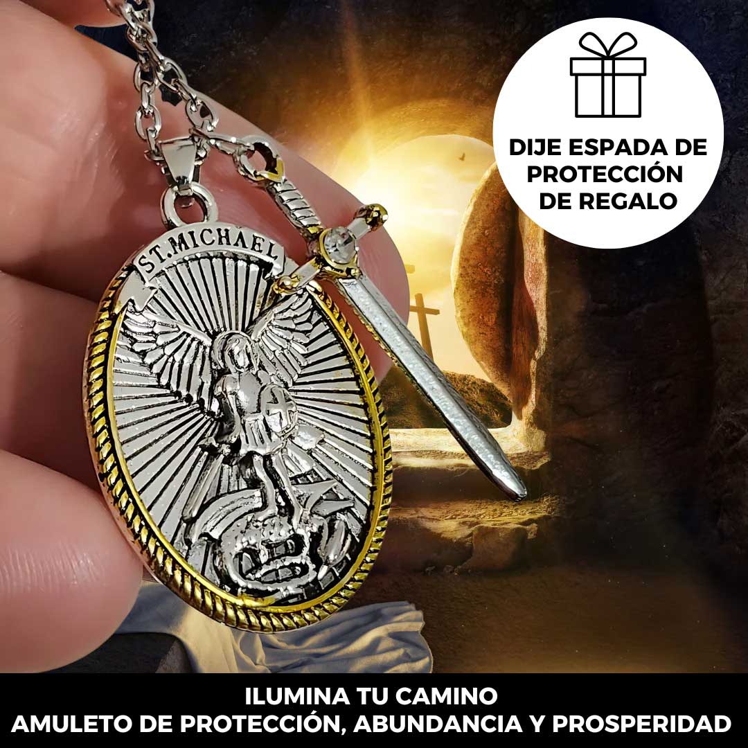 Medalla San Miguel Arcangel +Caja de regalo 🎁