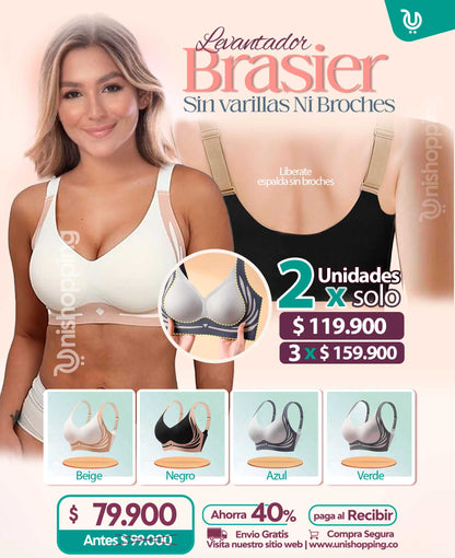 Brasier sujetador Sin Varilla y sin broches