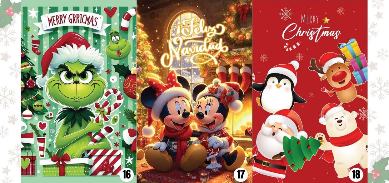 🎅 Fundas/ Forros Puertas Navideñas🎄