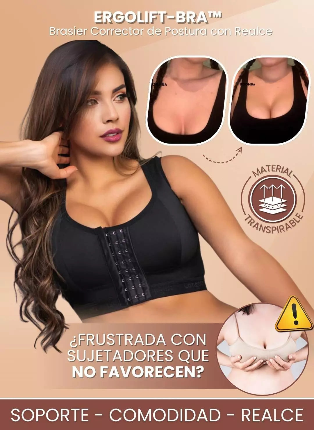 Brasier corrector de postura