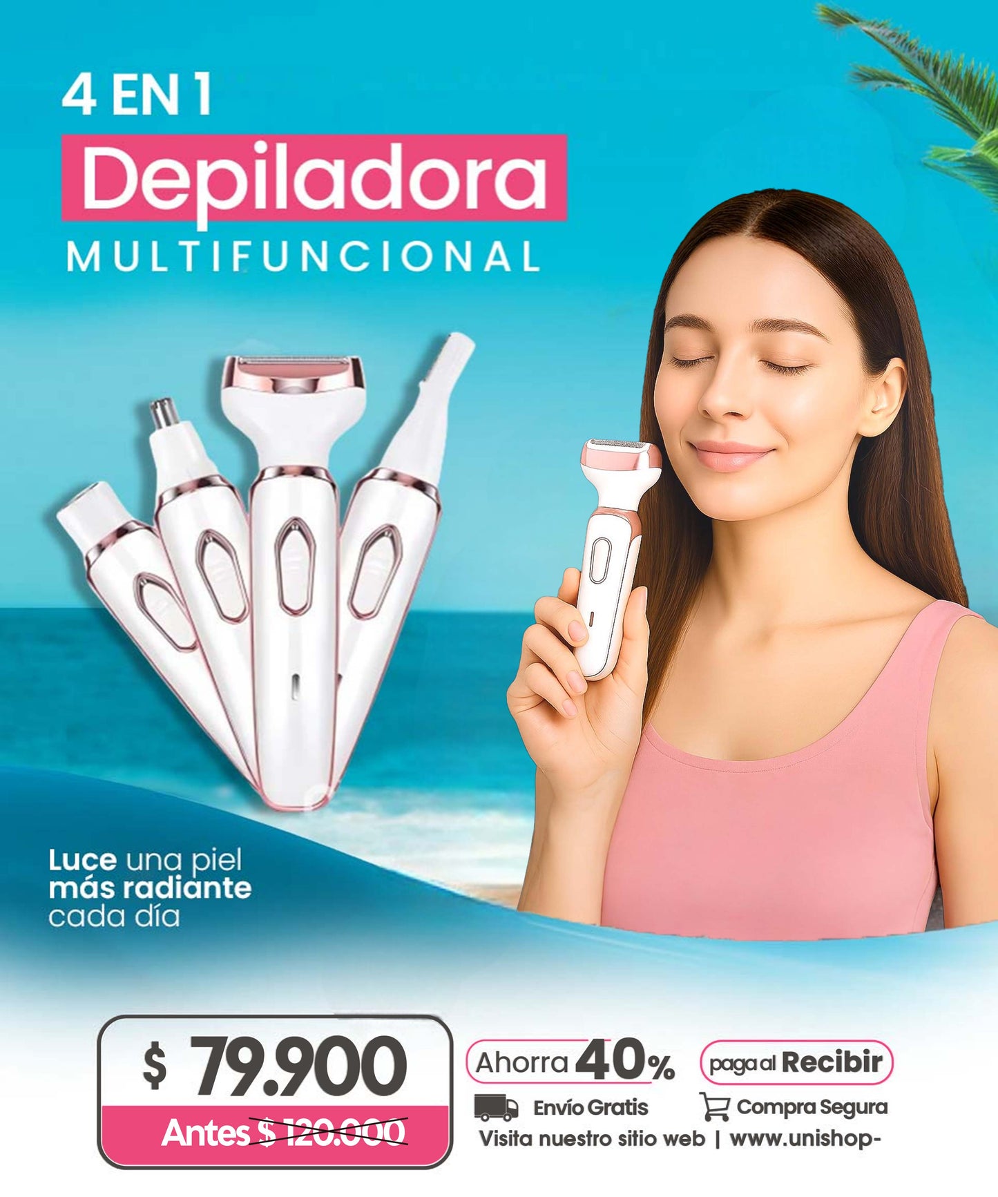 Depiladora 4 en 1 / TK