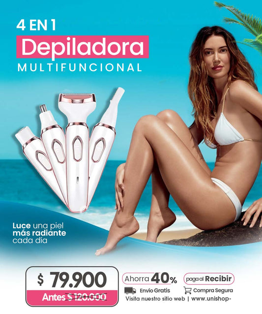 Depiladora 4 en 1