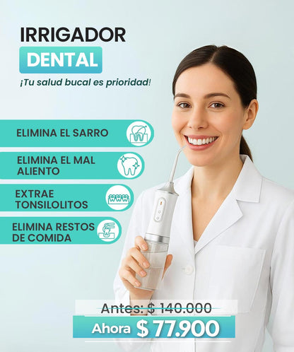 Irrigador Bucal +4 Herramientas de regalo