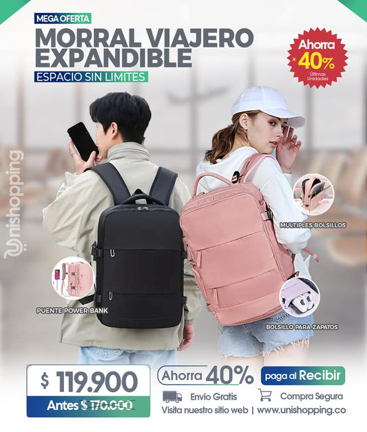 MORRAL EXPANDIBLE DE VIAJE
